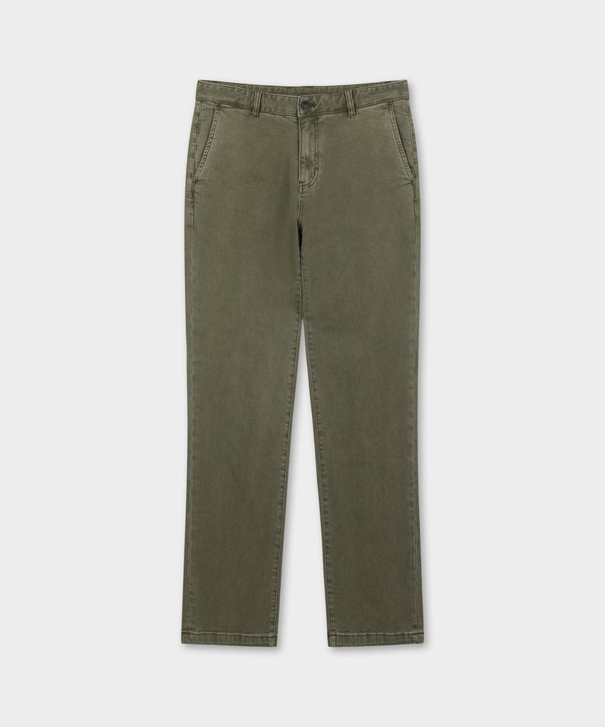 ШтаныBROOKS BROTHERS, окрашенные в готовом виде (хаки) (Bbpcmbf301)