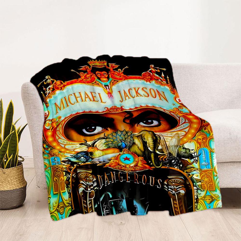 Michael Jackson Dangerous Tour Blanket Ultra-Soft Great for Bed Seaside Bedding for All Occasions Warmthful Decor