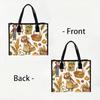 Cute Farm Harvest Themed Women Tote Bag Casual Large Capacity Daily Use Reusable Shopping Shoulder Bag