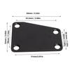 Металлическийreplacement neck plate для электрогитары, neck plate, для большинства электрогитар