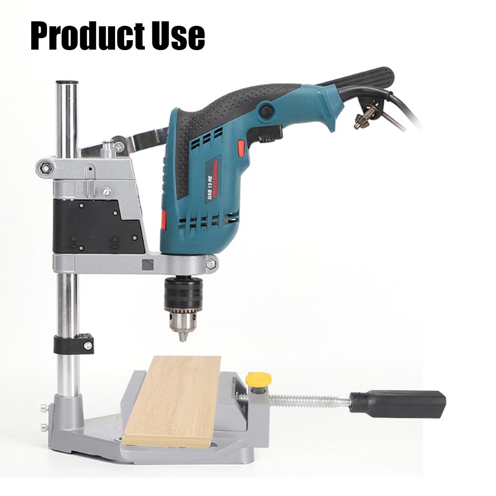 Aluminum Drill Press Vise Benchs Clamp For Electric Drill Stand Drill Press Stand Kit Flat Tongs Bench Vise Woodwork Tools