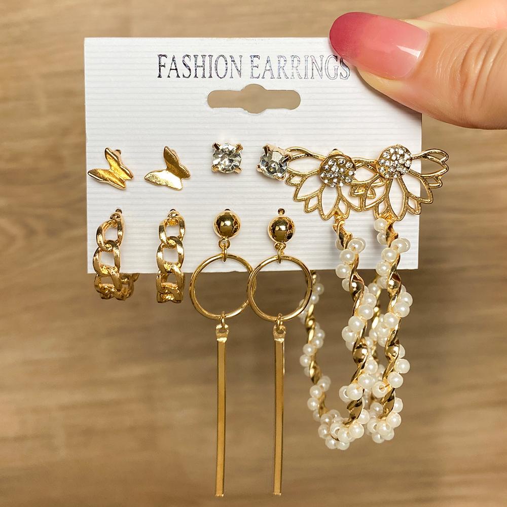 Серьги в стиле панк для ночного клуба, элегантные серьги-бабочки, комплект комбинированных серег, ювелирные изделия, одинаковые серьги для пары