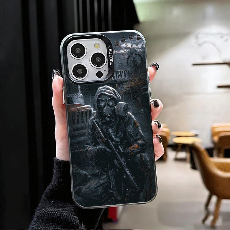 Крутой мягкий чехол для телефона S-Stalker Game для iPhone 15 16 17 Pro Max 17Air 16E 14 Plus 13 12 Mini Ударопрочный чехол Задняя крышка