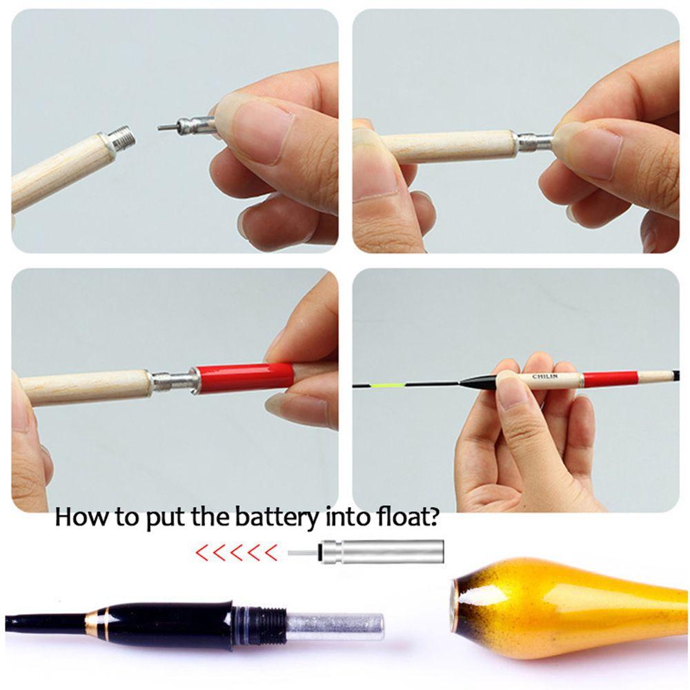 Durable Night Fishing Accessories Electronic Floats Batteries Fishing Float Battery USB Charger