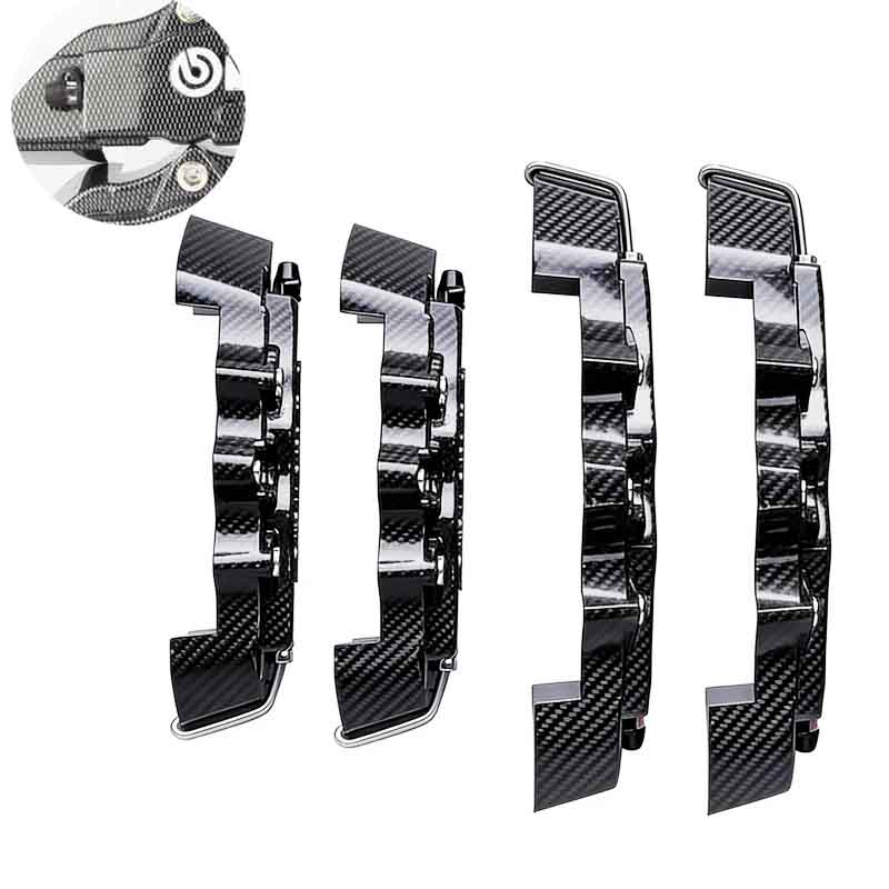 KUNBABY 8 Colors ABS Plastic Brake Caliper Cover 4 pcs/set 3D Style (Come Without Glue)
