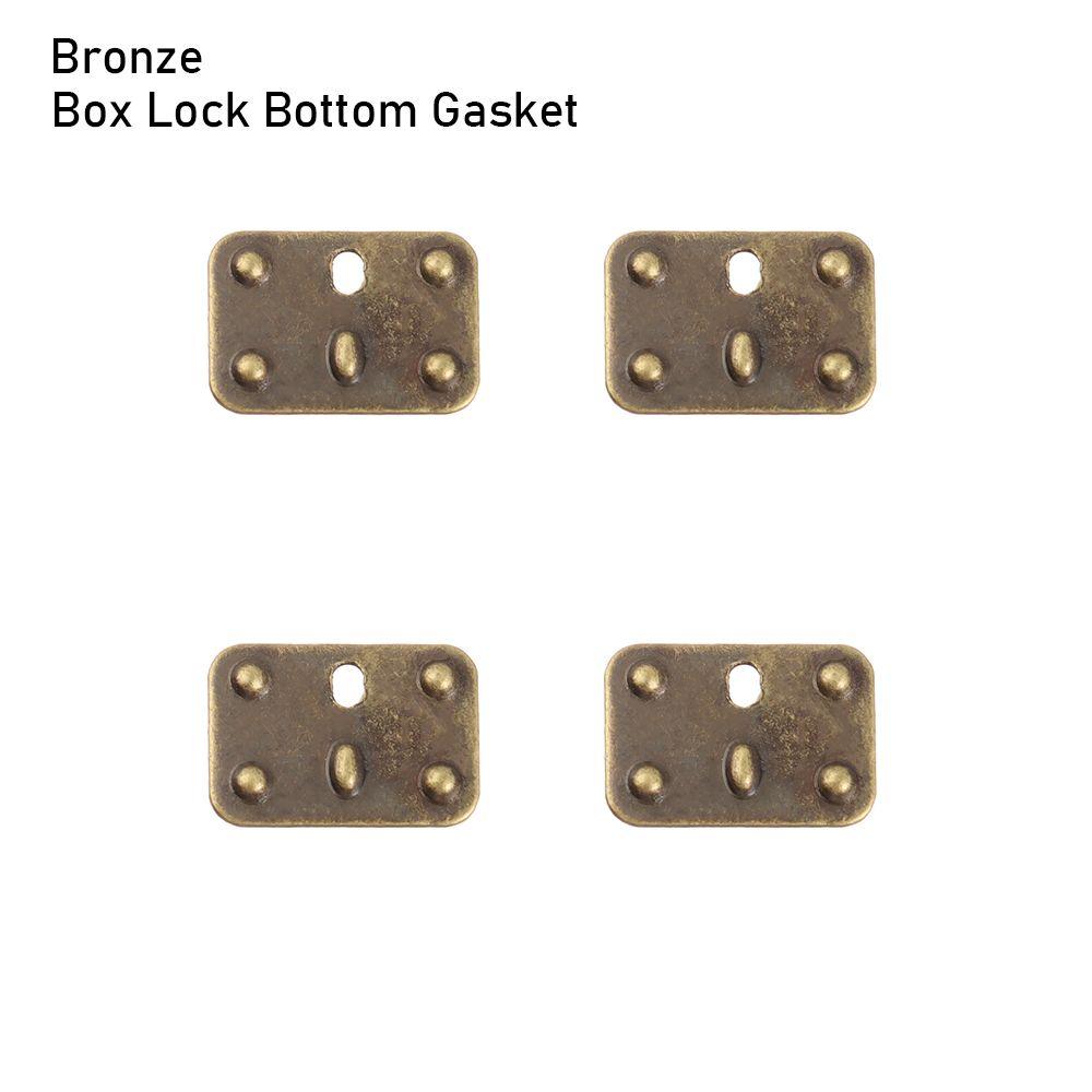 Metal DIY Manual Suitcase Box Mini Metal Crafts Trunk Locks Case Corner Protector Doll Bags Parts