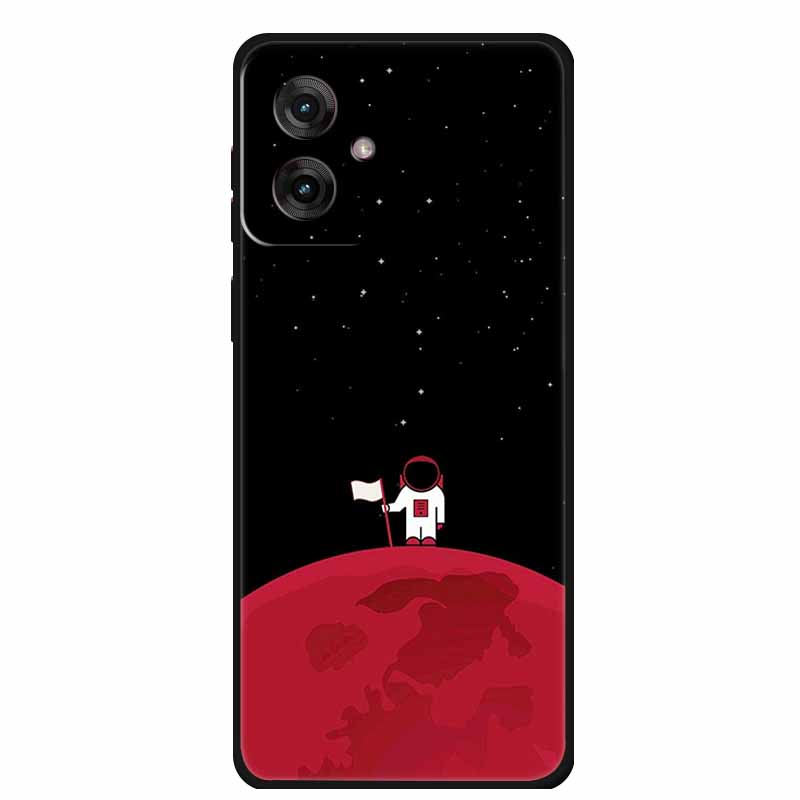Для Motorola Moto G55 5G Чехол Роскошный ТПУ Мягкий Силикон Задняя Крышка Чехлы для Телефона для MotoG55 Защитный Ударопрочный Цветные Fundas