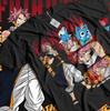 Футболка Fairy Tail Грей Фуллбастер Нацу Драгнил Убийцы Драконов Футболка Черная Унисекс Футболка