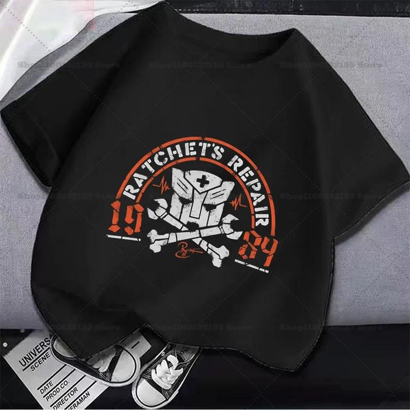 Transformers Kid Clothes Girl Boy Summer TShirt Baby Combination Tees Shirts Kawaii Kid Casual Clothes Girl Boys Harajuku Tops