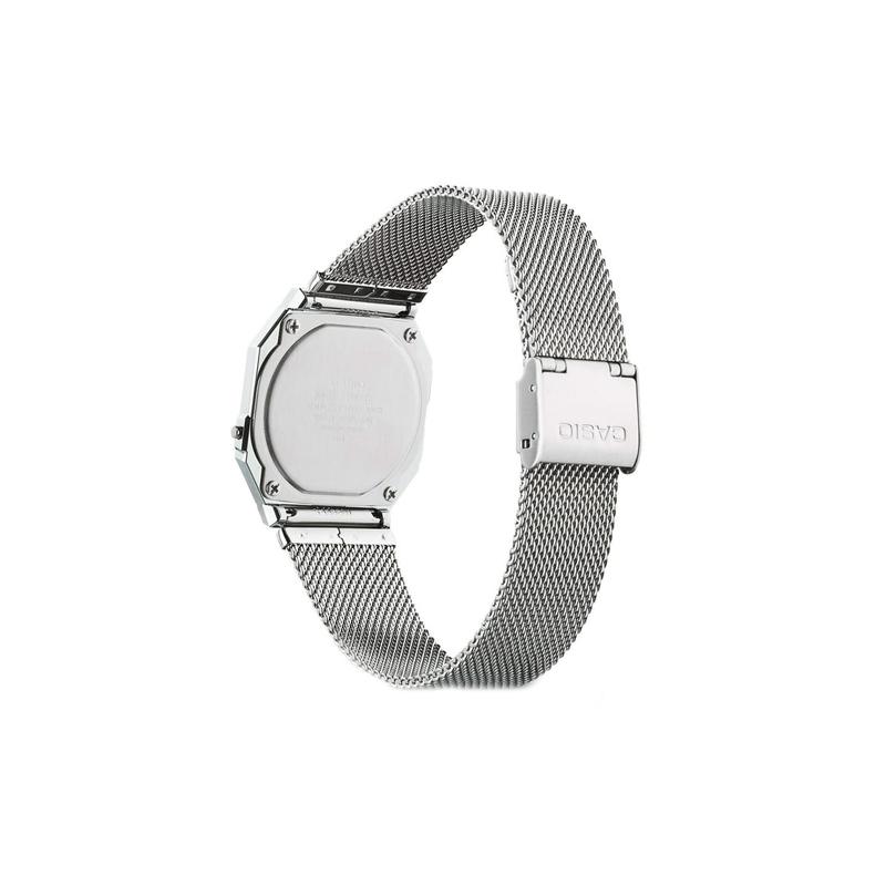 Casio Серия YOUTH - Металл Маленький Квадратный Ретро Модный Тренд Простой Классический Маленький Квадрат Кварцевый Механизм Стальной Браслет Японский и A700WM-7A