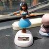 Car Ornament Automobiles Decoration Dancing Hula Girl Swinging Bobble Toy Gifts Auto Interior Home Decor Solar Girls