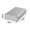 Silver Tool 50*80*20mm Circuit Board Shell Power Case Electronic Project Box Enclosure Case