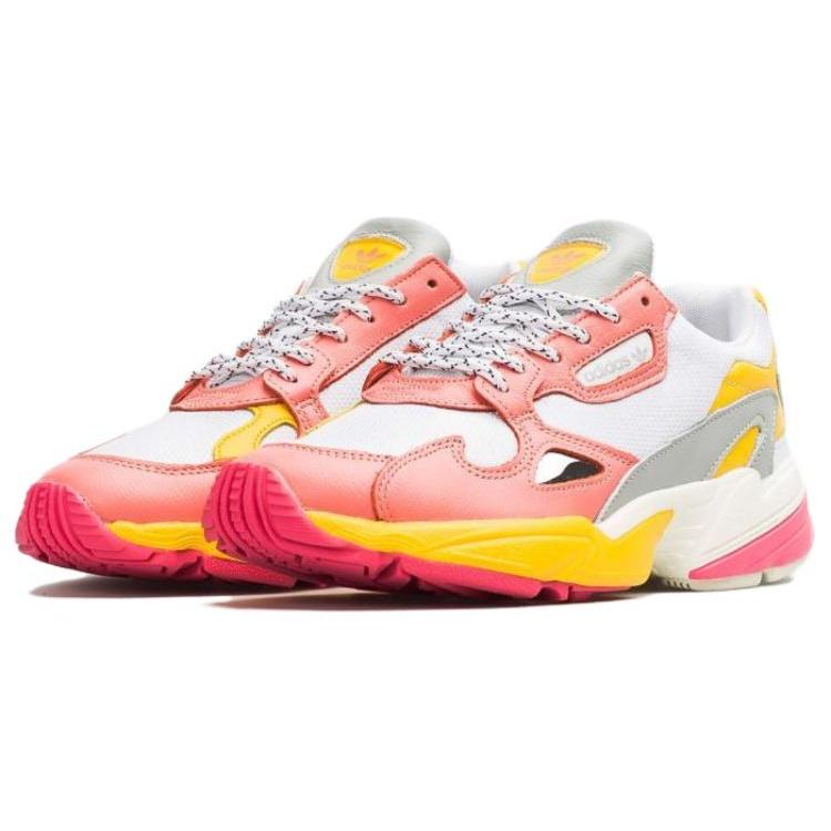 (WMNS) adidas Falcon W 'White Pink Yellow' Women's EG9933