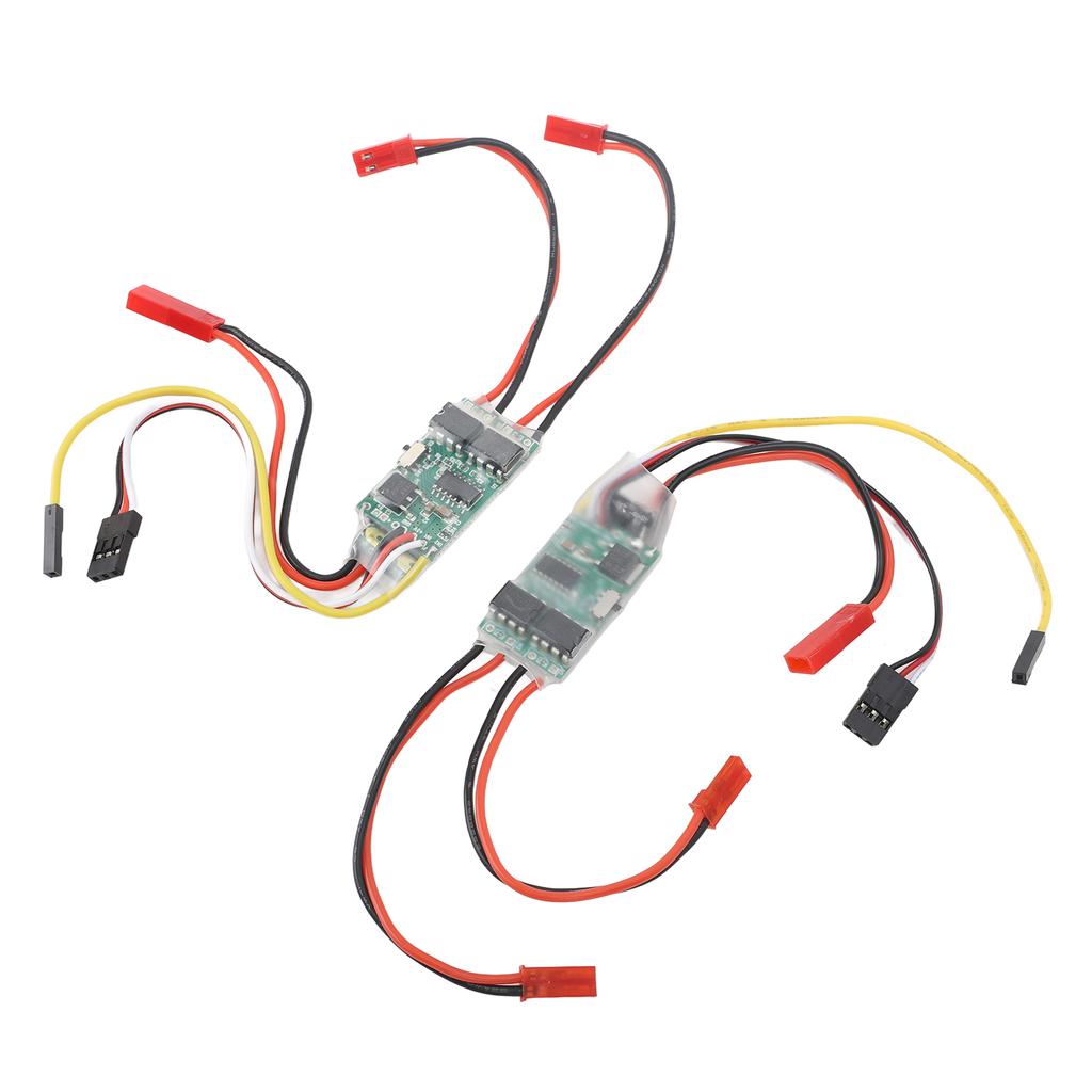 2PCS Brushed ESC Двусторонний Двунаправленный Водонепроницаемый 5A Дифференциальный ESC Электронный Регулятор Скорости