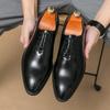 Мужская обувь Мужская обувь Мода Оксфорды Свадебные мужские туфли Кожаные туфли Джентльмен Офисная мужская обувь
