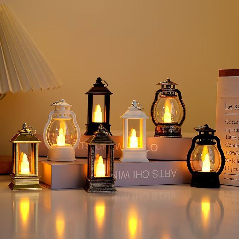 Винтажная светодиодная керосиновая лампа: Электронная свеча для украшения на Рождество, Хэллоуин, для бара и фестиваля