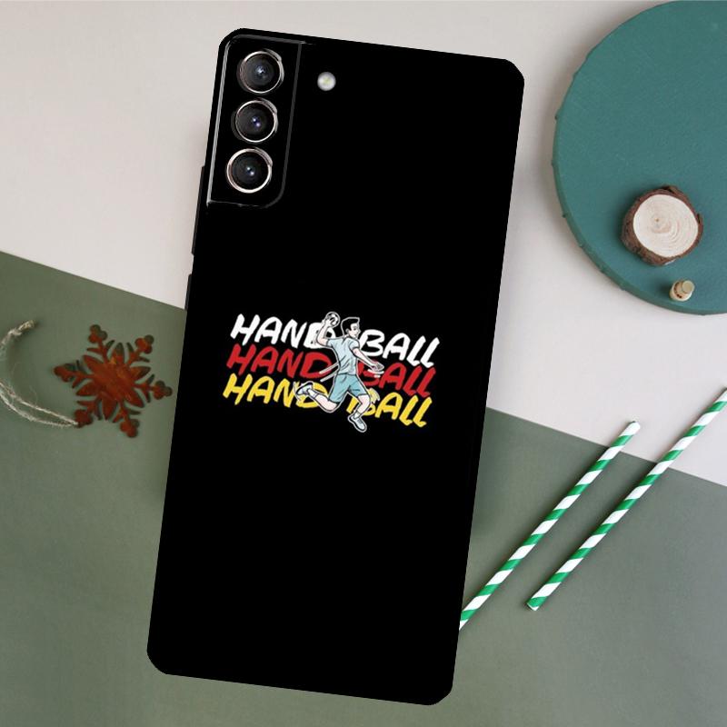 Play Handball Quotes Phone Case For Samsung Galaxy S26 S23 Ultra S20 S21 S22 S24 S25 Plus S10 S25 FE Back Cover