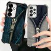 Retro Zipper Jeans Pattern Soft Phone Case For Samsung A17 A27 A07 A37 A57 A16 A56 A15 A55 A14 A54 A13 A53 A26 A36 A25 A35 A24 A