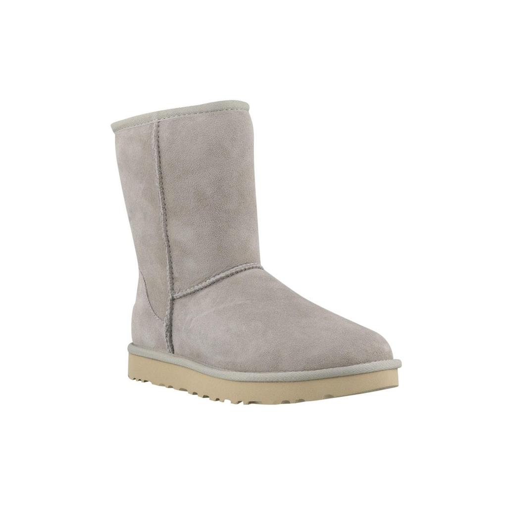 UGG Классическая короткая куртка II с флисовой подкладкой, серо-белая, женская, 1016223-GOA