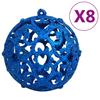 111 piece Christmas Ornament Set Blue Polystyrene