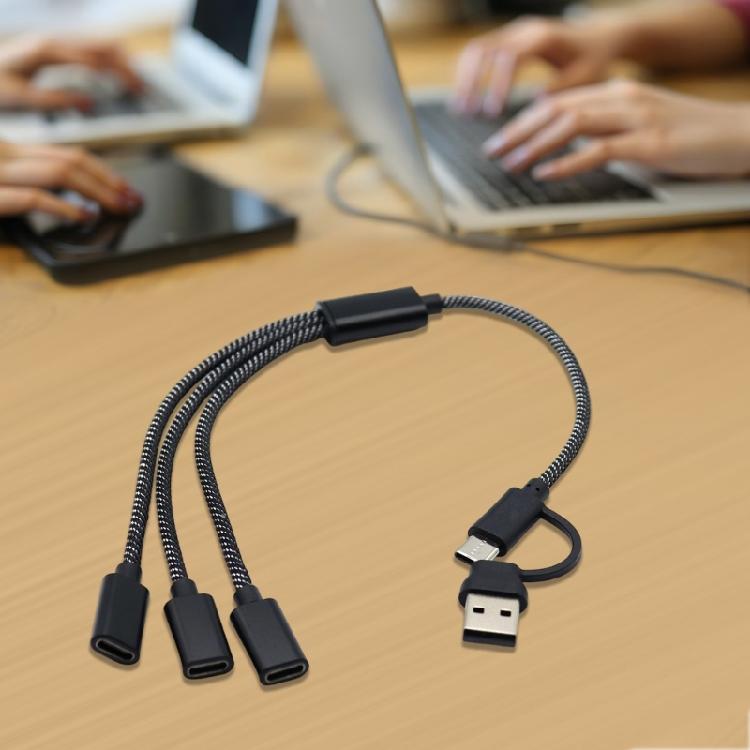 USB + Type C к OTG Многопортовые хабы Кабель-разветвитель для планшета, мыши, клавиатур, USB Type C адаптеры, конвертеры