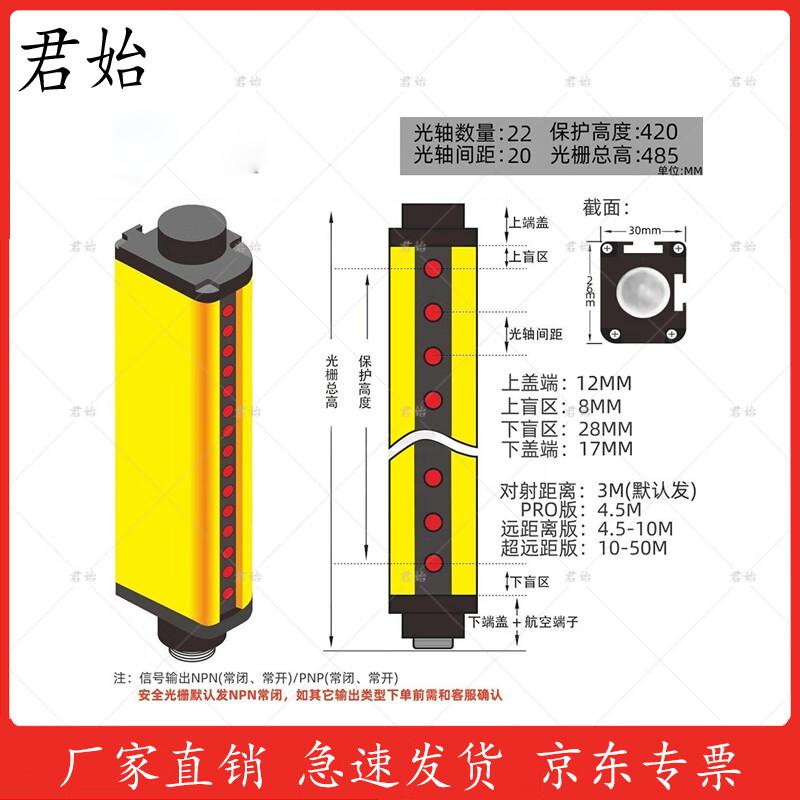 Junshi Infrared Safety Light Curtain Sensor