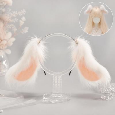 Halloween Cosplay Props Furry Plush Animal Tail Fashion Dog Ears Tail Set Halloween Party