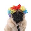 Funny Cat and Dog Wigs Soft Pet Cosplay Costume with Adjustable Straps for Halloween Christmas Party Dress-Up