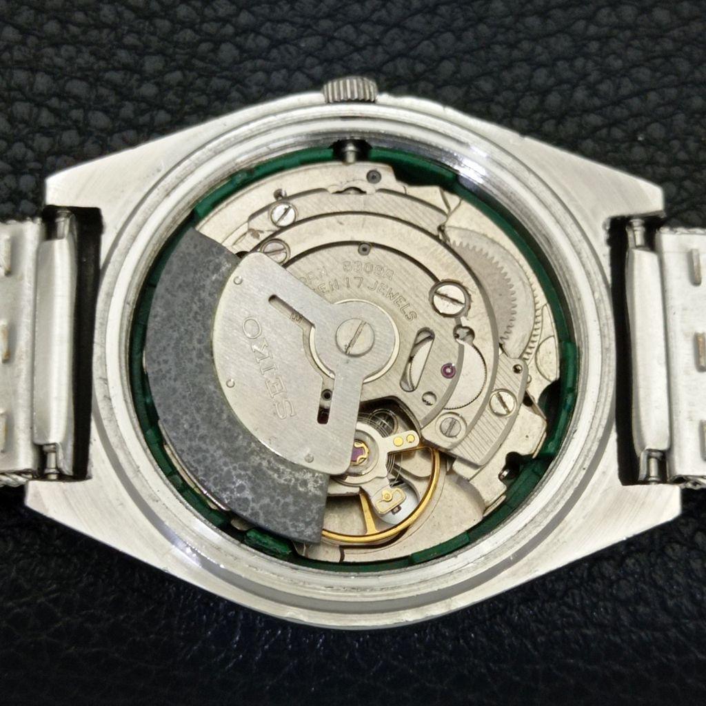 ВИНТАЖНЫЕ МУЖСКИЕ ЧАСЫ SEIKO 5 AUTOMATIC 6309A ЯПОНИЯ С ЧЕРНЫМ ЦВЕТОМ ЦИФЕРБЛАТА a701616-5