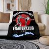 Martial Arts Customize Your Name Blanket Warm Comfortable Soft Blanket For Chair Office Sofa Bed Sofa Office Camping Suitable For Gifting Relatives