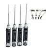 Titanium Nitride Hex Wrench Driver, Precision Screwdriver Set for Drones, 4-Piece Set (1.5mm, 2.0mm, 2.5mm, 3.0mm)