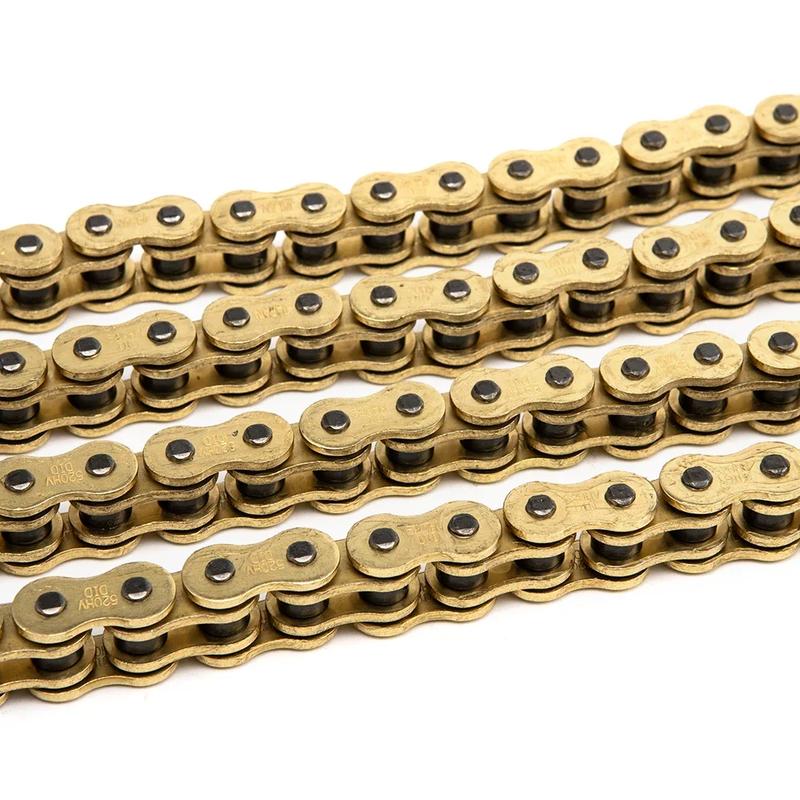 Motorcycle Chain 520 525 530 428 Chains 120 136 Links ATV Modified Parts Universal Fit for Honda Yamaha Kawasaki KTM Dirt Bike