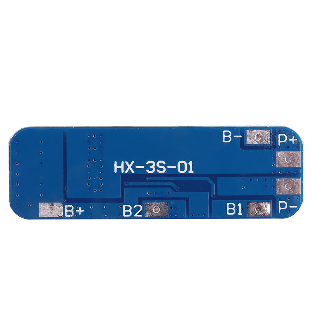 3 Series 11.1V 12V 12.6V Li Ion Lithium Battery Cell BMS PCB Protection Board(#1)