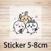 Chiikawas New T-shirt for Children Hachiware Usagi Anime Tee Top Fashion Clothes Cartoon Short Sleeve Kids Loose Clothing Gift