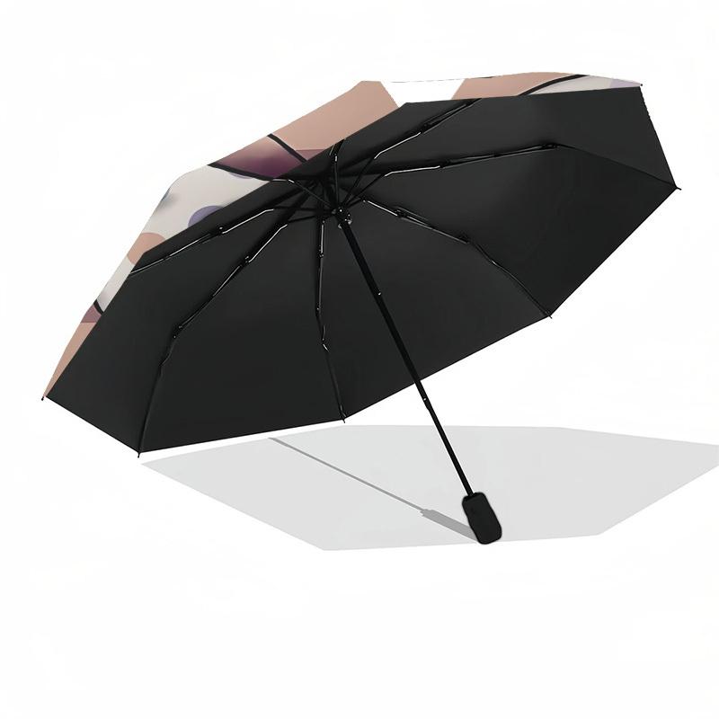 1pc Polka Dot Bow Automatic Open/Close Umbrella, Formal Events - Ideal Gift for Family or Friends, Outdoor Accessory yy251211235
