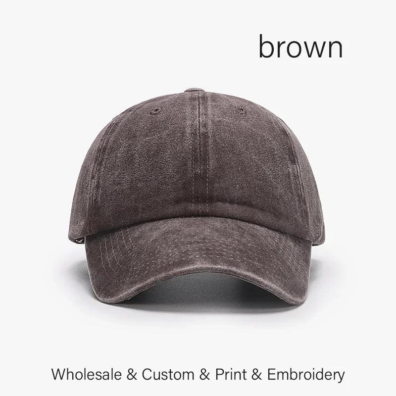 SLECKTON Custom Cap Logo Embroidery Retro Baseball Cap для мужчин и женщин DIY Design Letter Hat Customize Graphic Print Wholesale