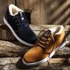 Winter Boots for Men Plush Warm Ankle Booties Men's Shoes Man Footwear Male Sneakers Plus Size