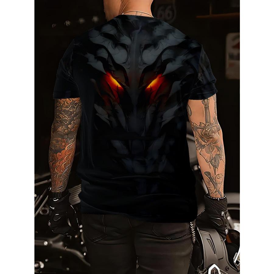 Футболка с 3D принтом животных, модные футболки с рисунком льва, топы с короткими рукавами и круглым вырезом, летние дышащие мужские футболки, мужская одежда с героями мультфильмов