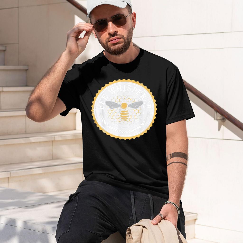 Vintage Bee Whisperer TShirt Beekeeper Pollen Honey Wsale High Street TShirts Tops Shirts For Adult Fitness New Model Unisex