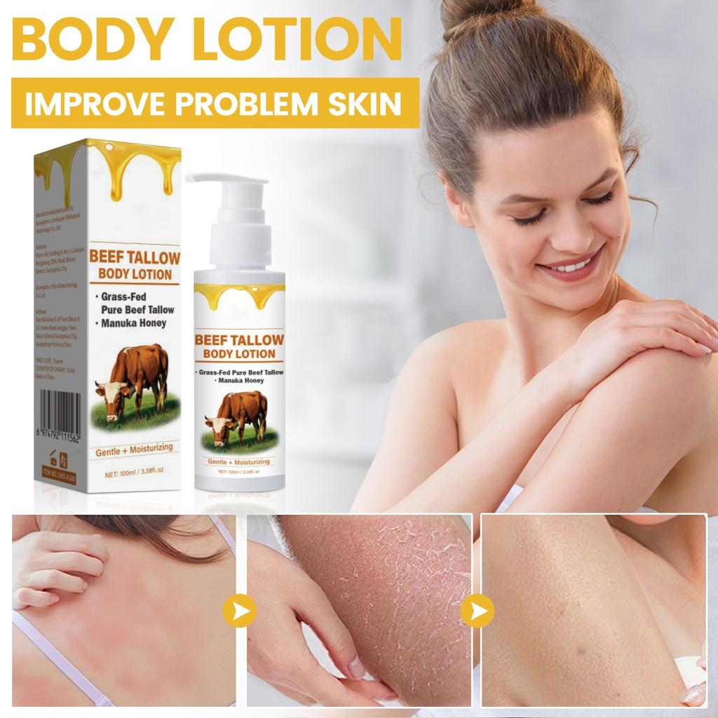 Beef Body Lotion Moisturising & Nourishing Skin Care 100ml