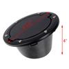 For Jeep Wrangler JK 2007-2017 Fuel Tank Cover Car Oil Tank Cap Cover Chrome Black Styling Accessories