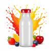 50x Glass Bottles for Juice JUICE 125ml Bottle for Juice Juice Syrup