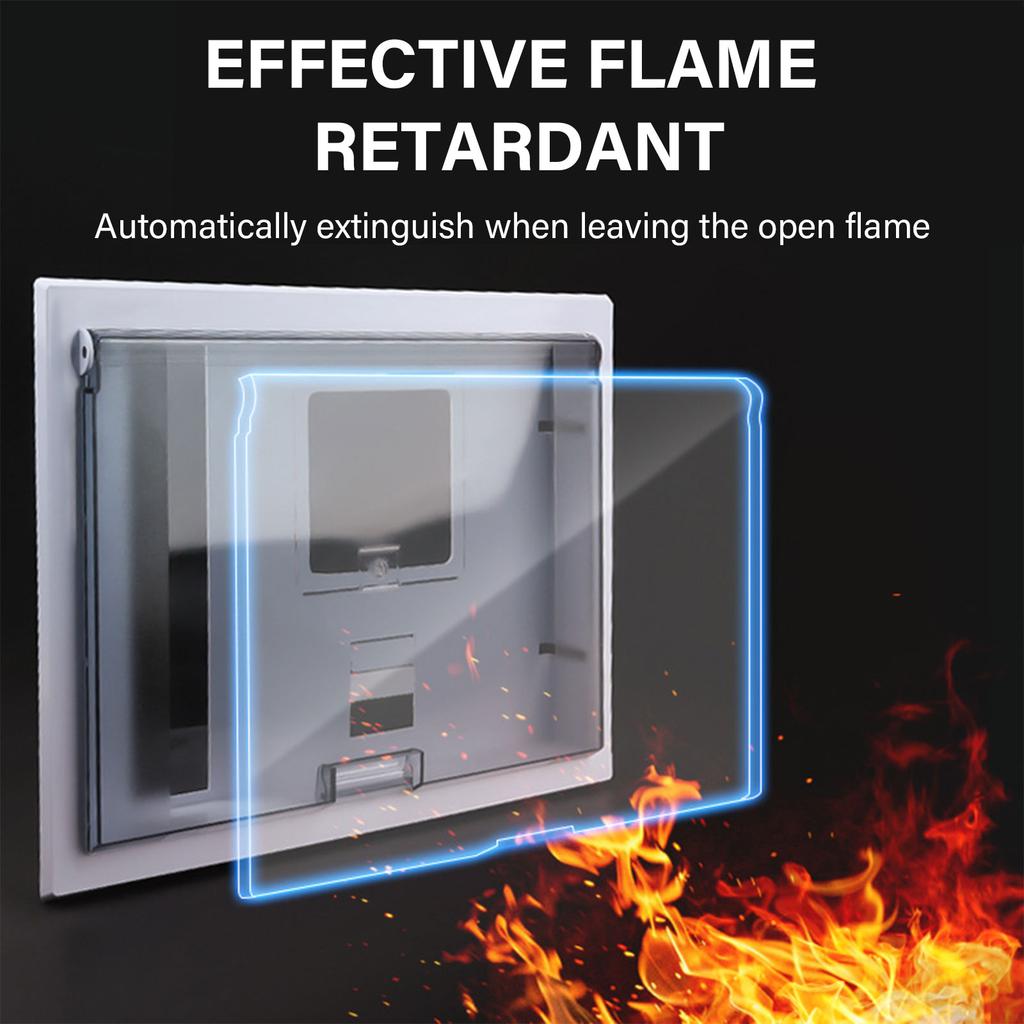 Electric Meter Cover Plate Electric Meter Base Cover Easy Install Electric Meter Housing Cover for Home & Commercial