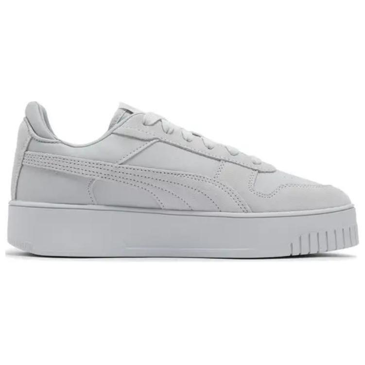PUMA Carina Street Abrasion Resistant Low top Skateboard Shoes Women's Gray 395093-06