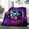 Heart Space Romance Blanket Soft Throw Blanket For Home Bedroom Bed Sofa Travel Office Solid Christmas Blanket
