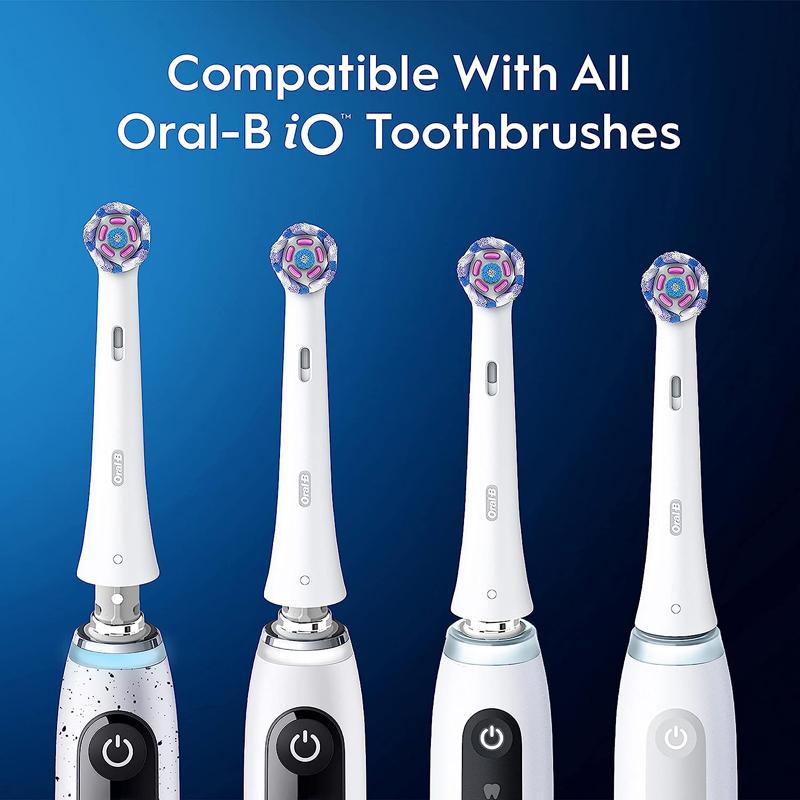 Серия Oral B iO Сияющая белая насадка-щетка для полировки удаляет пятна с зубов и зубной налет Совместимость с сериями Oral B iO 5/7/8/9