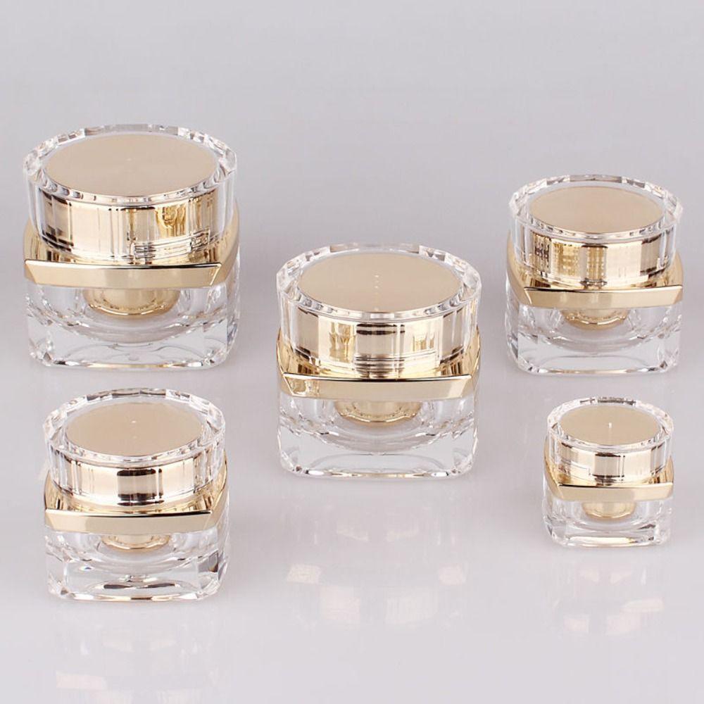 5-50 г флаконы для лосьона золотисто-фиолетовые баночки для макияжа баночки для образцов крема для лица для ухода за кожей