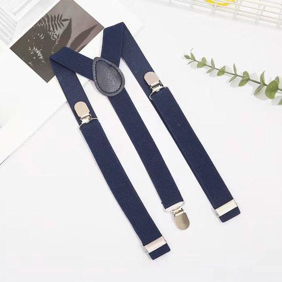 Подтяжки унисекс на эластичном ремне с Y-образной спинкой, однотонные нескользящие подтяжки для свадебного костюма, регулируемый ремень, вечерние повседневные аксессуары