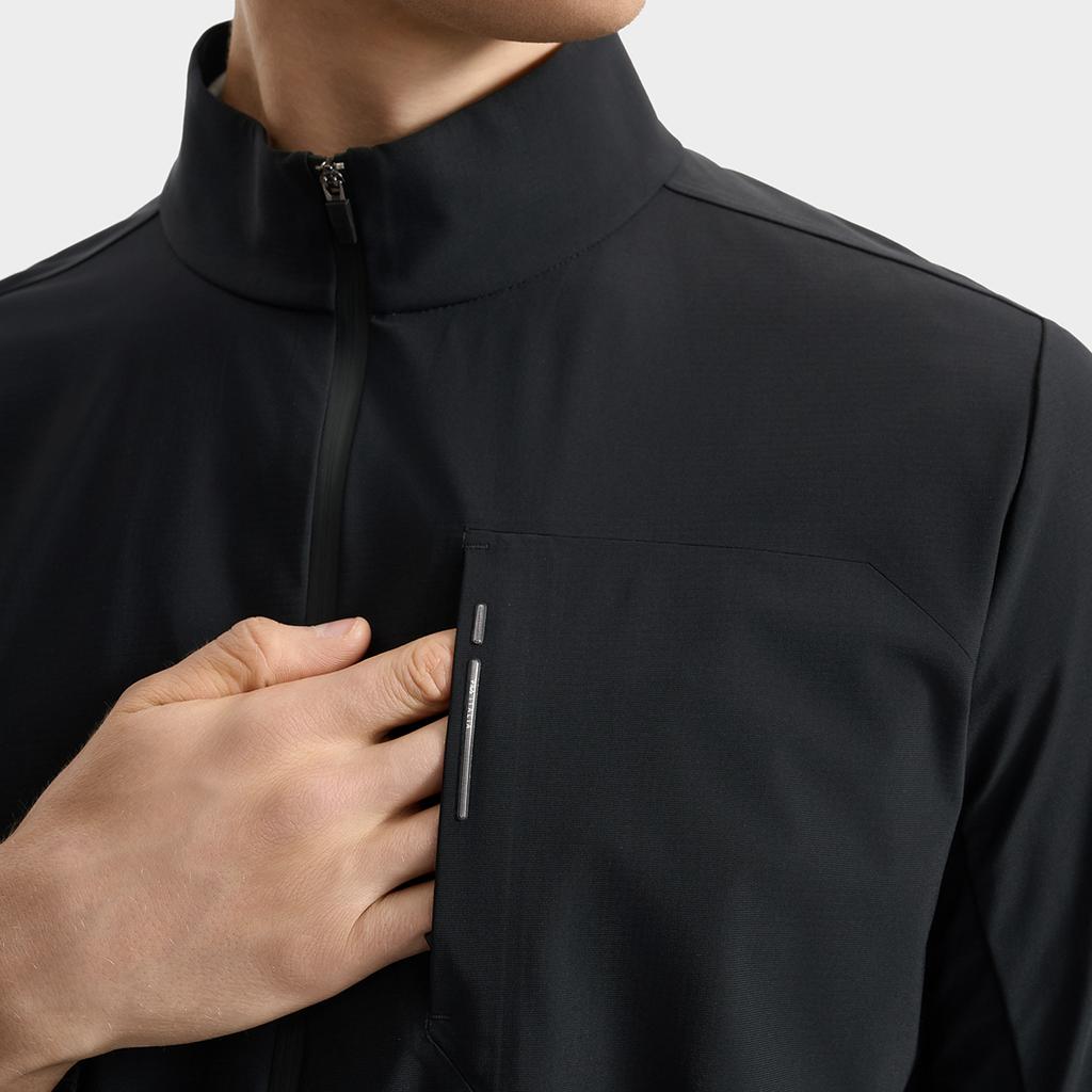 FILA Jackets Men's Jet Black Stand Collar Moderate Other F11M532501F-BK