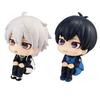 11cm Blue Prison Anime Character Handmade Bee Joy Return Makoto Shirou Q Edition Suit Handmade PVC Model Cute Desktop Ornament